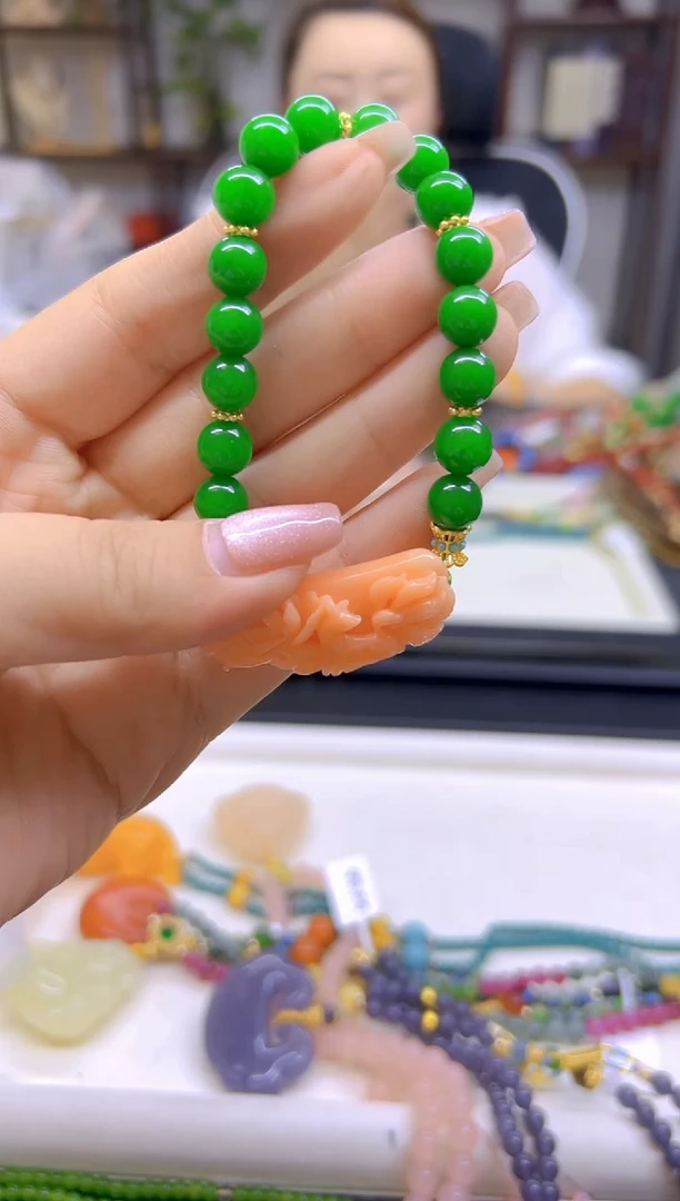 未镶嵌手链翡翠DIY款S395