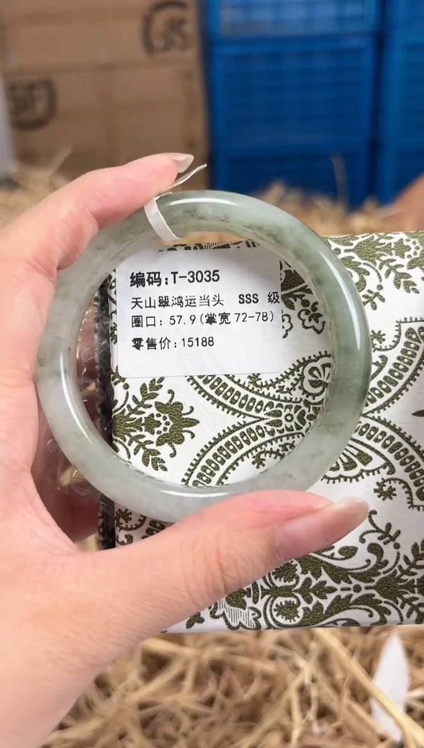 未镶嵌手镯石英质玉T-3035