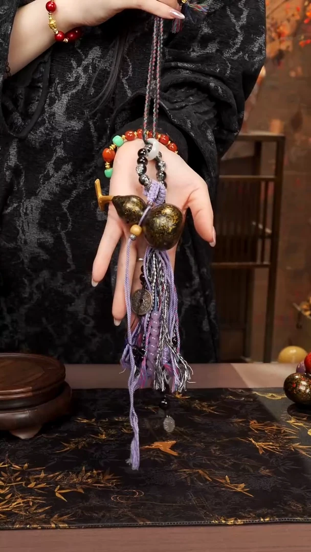 635--大漆开口小葫芦----148