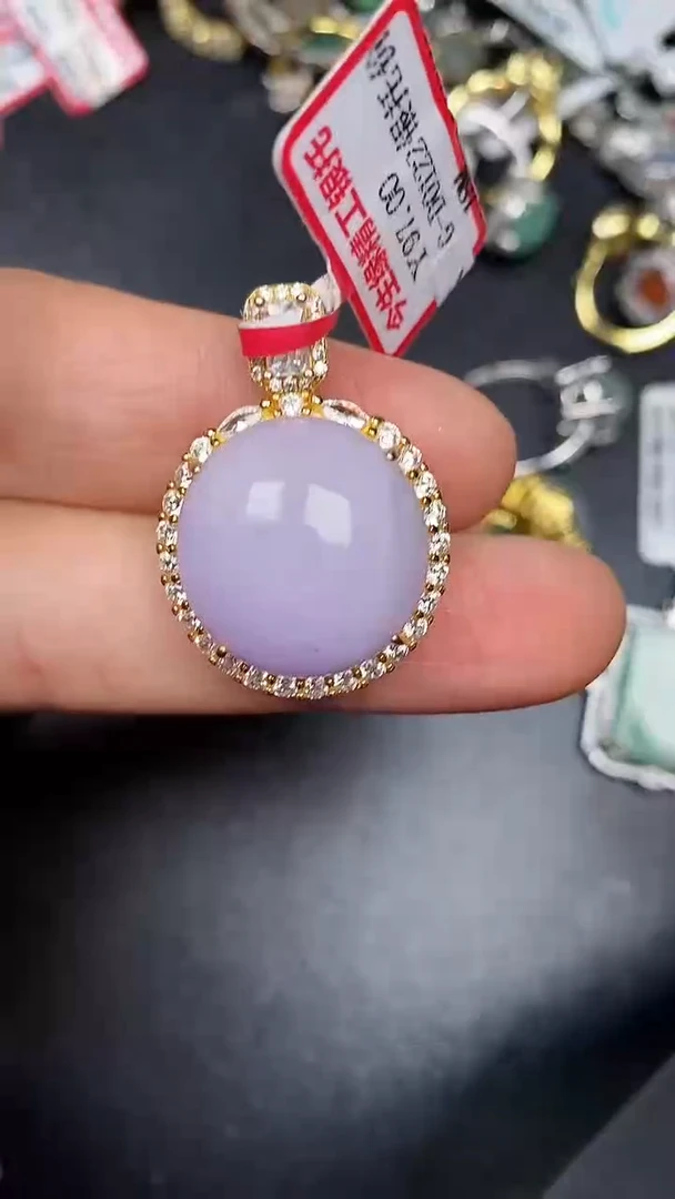 银S925镶嵌戒指翡翠3700