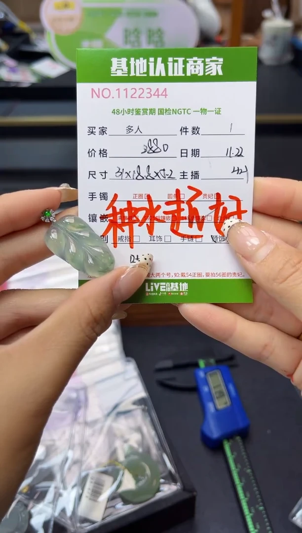 吊坠(不含链)18K金镶嵌翡翠多人