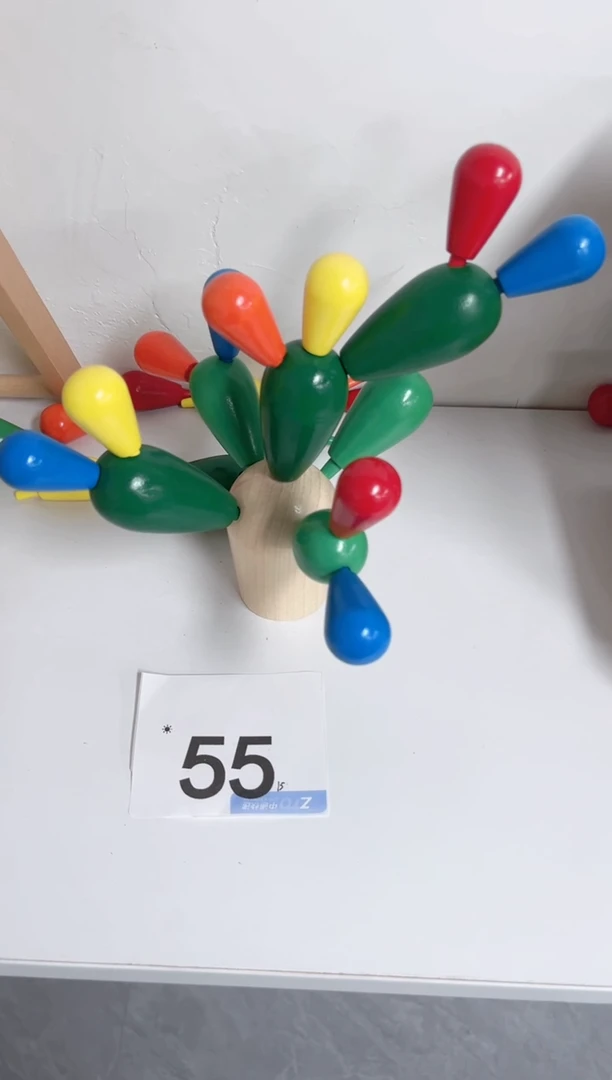 木木质仙人掌插花（55）