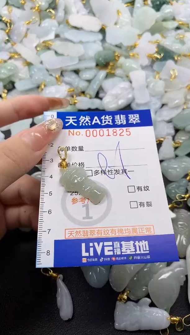 翡翠未镶嵌颈饰天然A货翡翠
