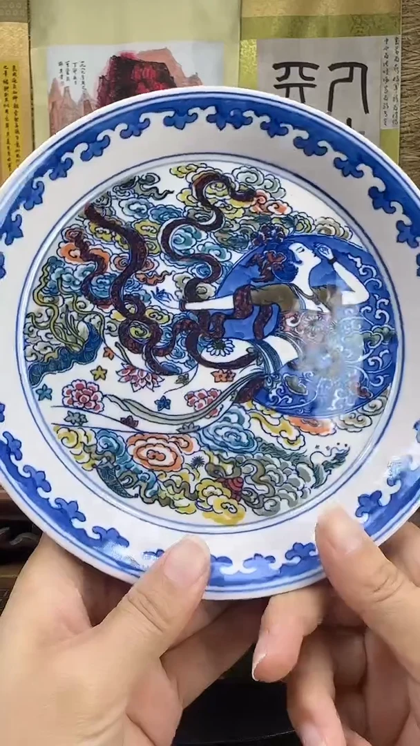 瓷片景德镇陶瓷摆件