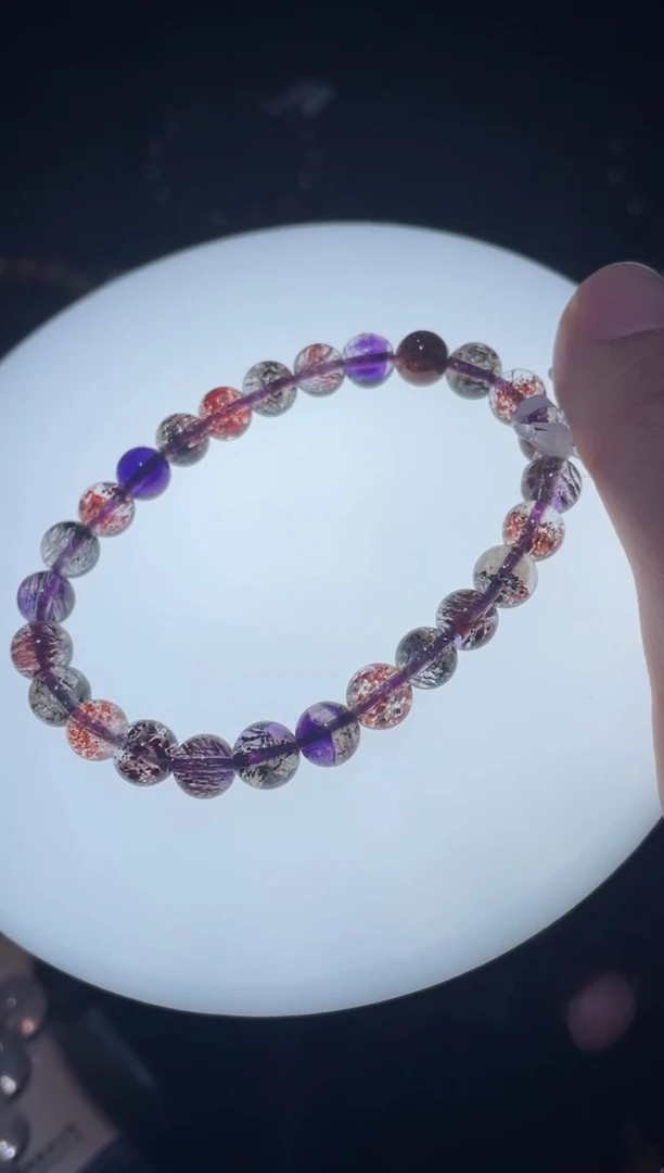 未镶嵌珠宝半成品水晶超七7mm-304