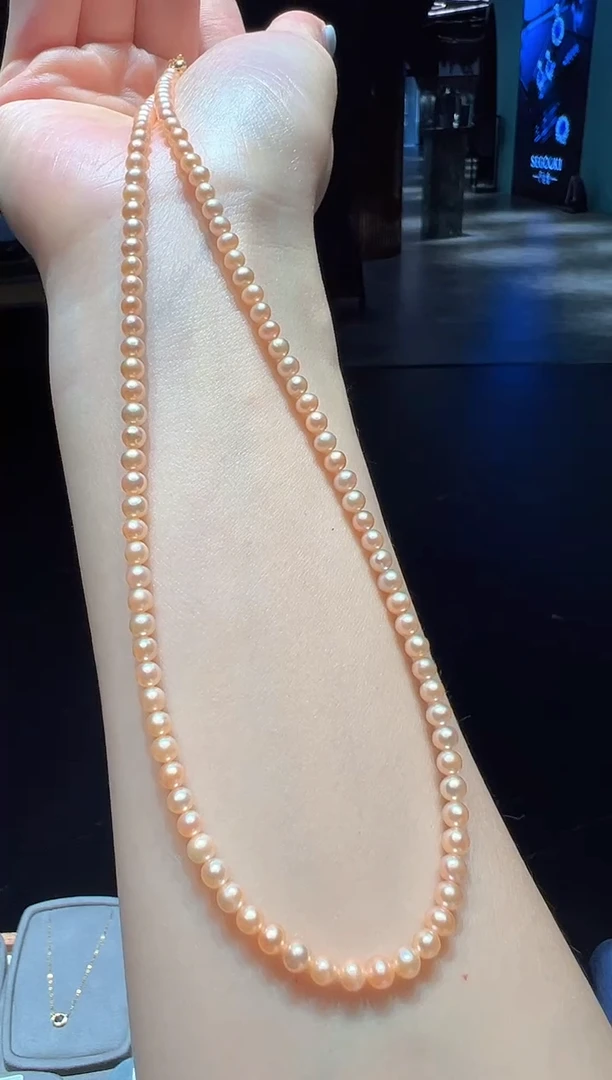 淡水珍珠银S925镶嵌颈饰1【DS110】多样性发一