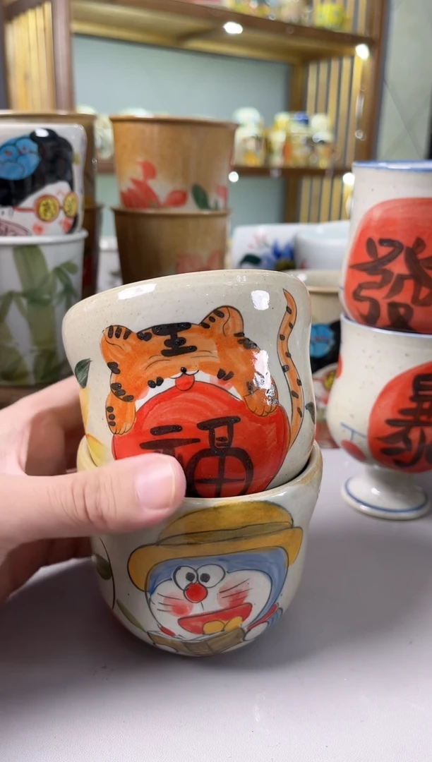 【闪购商品】瓷片景德镇手绘高温釉下彩