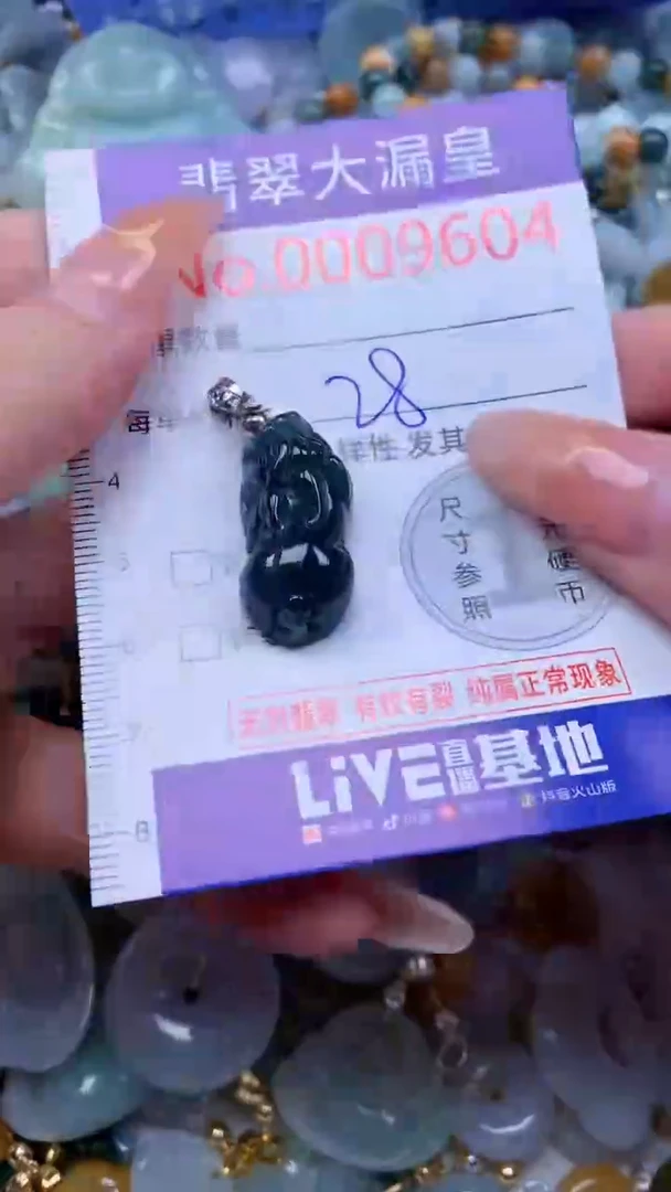 翡翠未镶嵌吊坠(不含链)9604