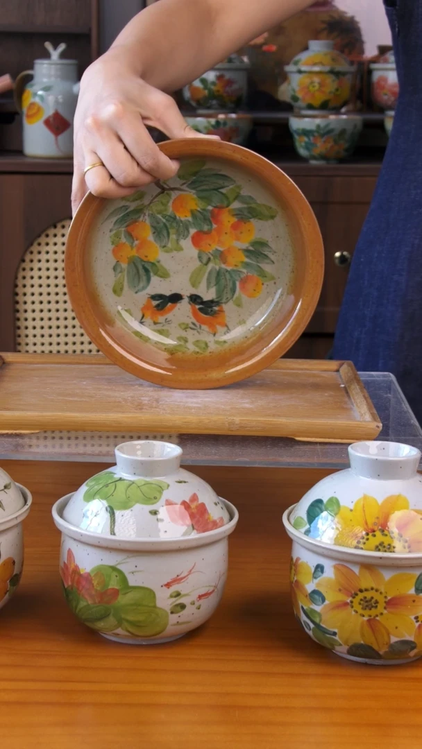 碗景德镇高温餐具釉下五彩