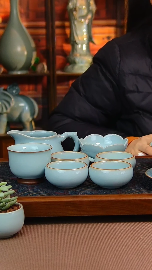 【闪购商品】婷婷专属闪购原矿原釉汝瓷福利8件