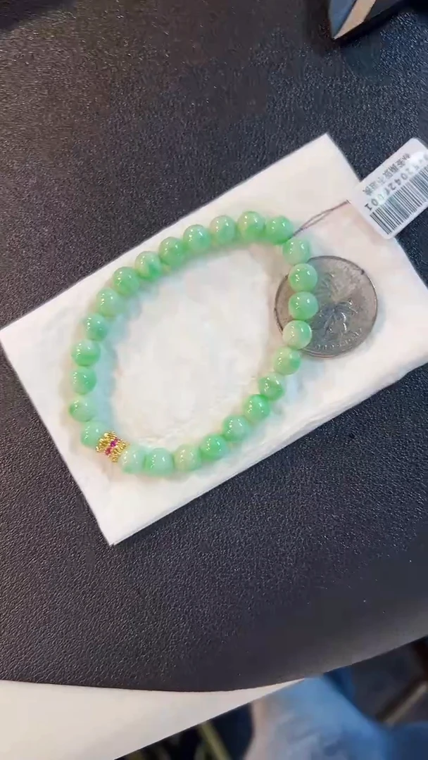 未镶嵌手串翡翠缅料A货/支持复检/一件