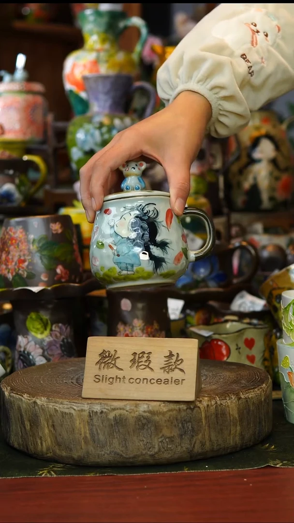 陶瓷130景德镇手工手绘釉下彩