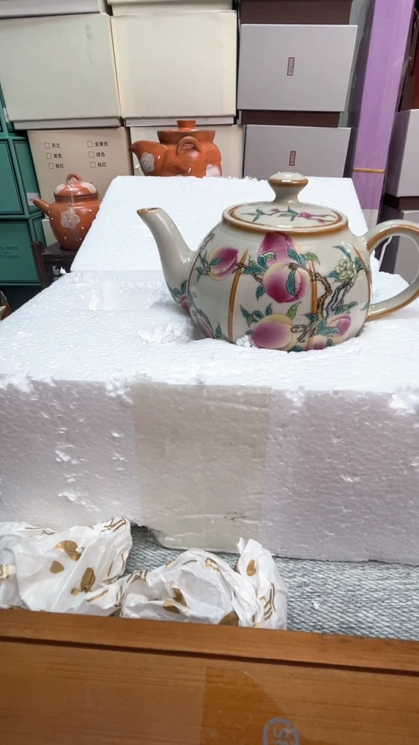 道道道汝窑九桃茶壶一个93