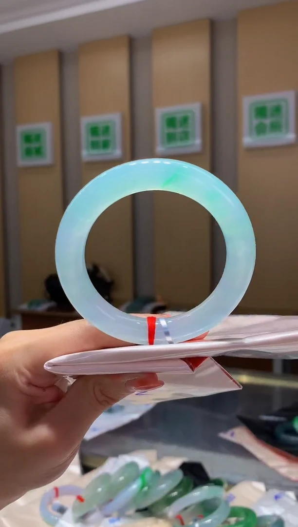 未镶嵌手镯翡翠-C54 圈口