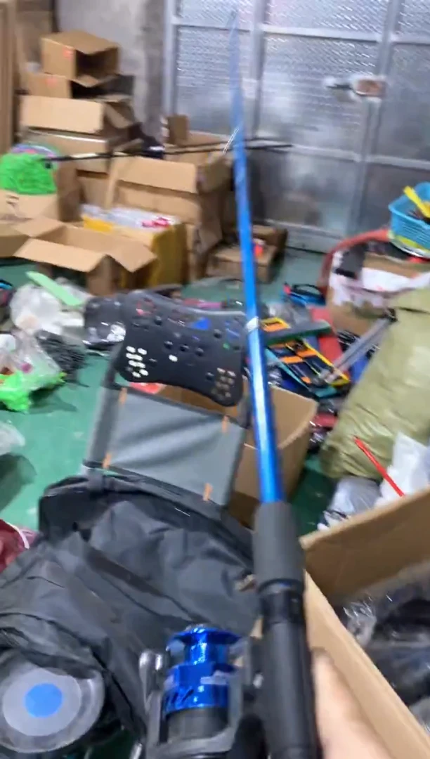 一米多小海竿三根  冰钓杆颜色随机微瑕