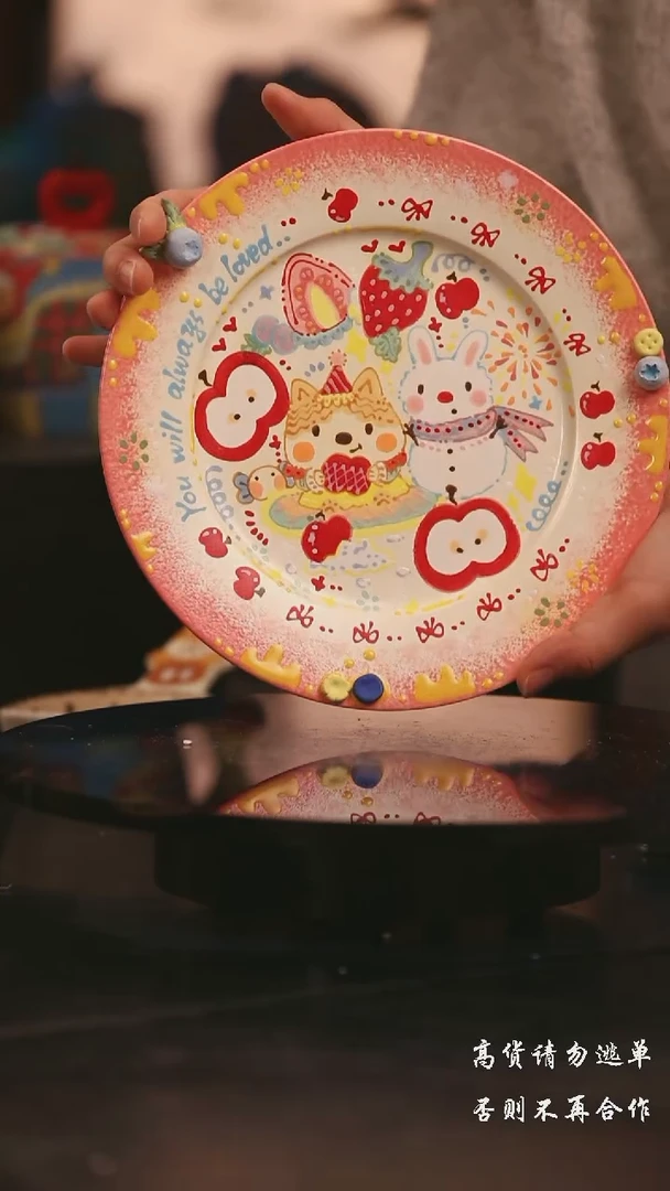 陶瓷景德镇可爱设计师款陶瓷