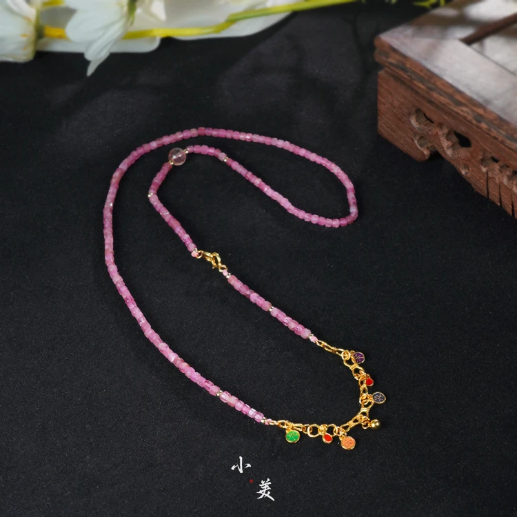 碧玺平安喜乐项链（多样性发货）S1368