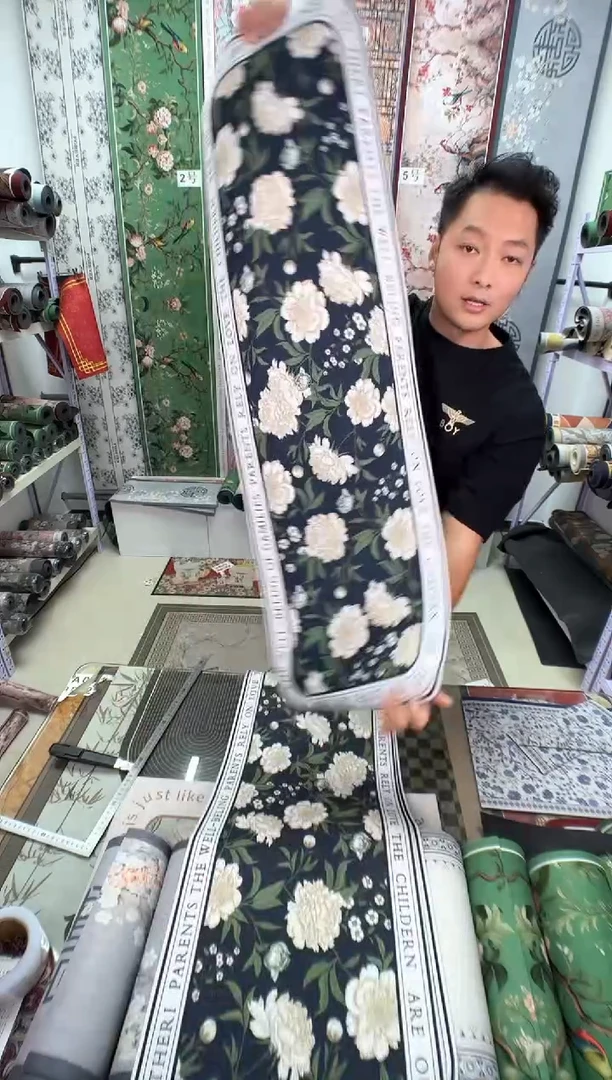 混纺35 120 兰花微瑕