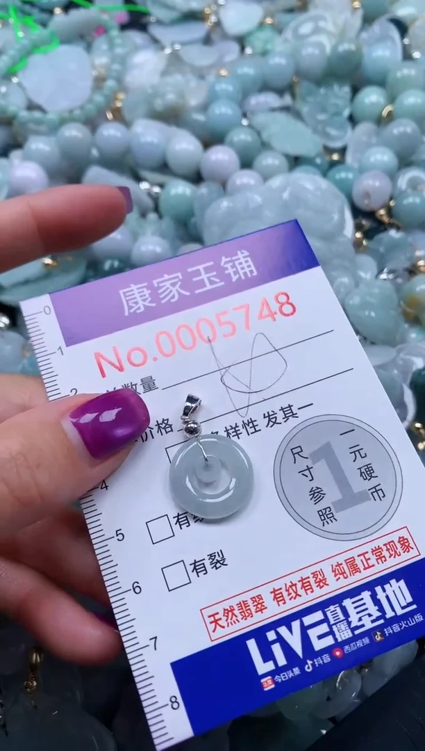 颈饰未镶嵌翡翠5748