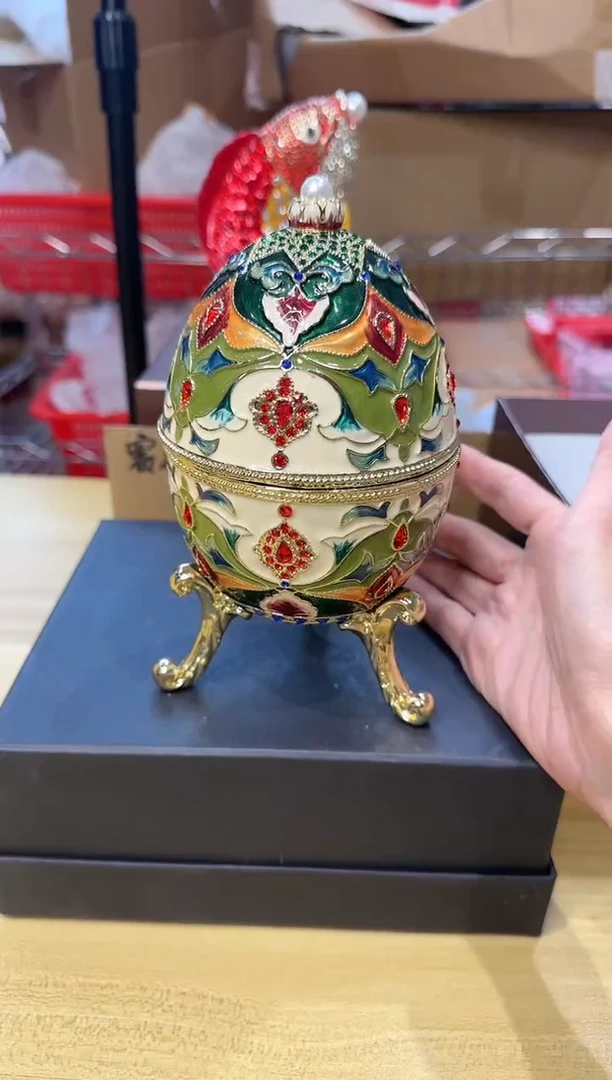 【闪购商品】茶宠珐琅首饰盒摆件AD101