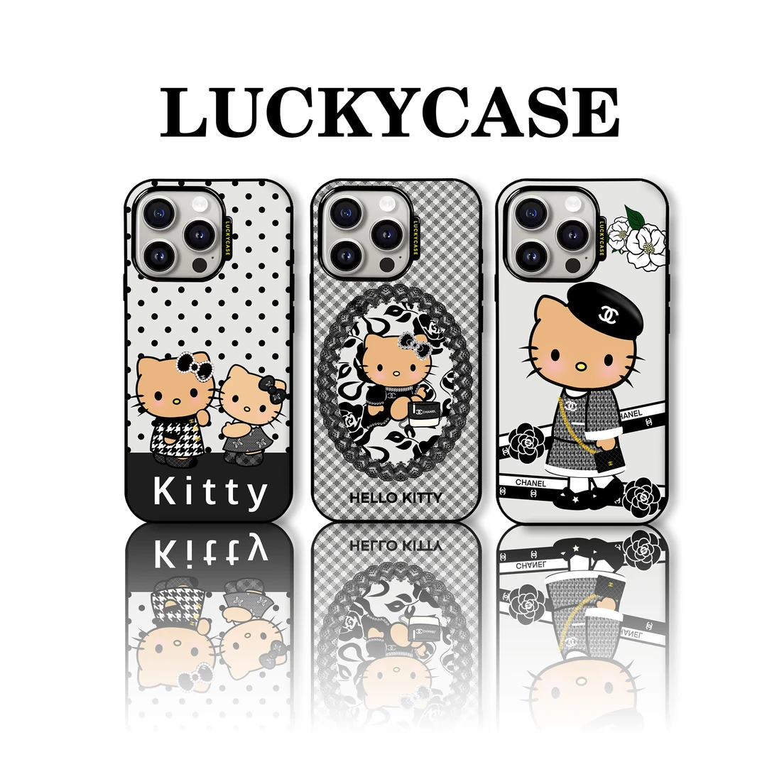 Lucky Case原创【小香KT猫】适用苹果IPhone13-16Promax个性防摔