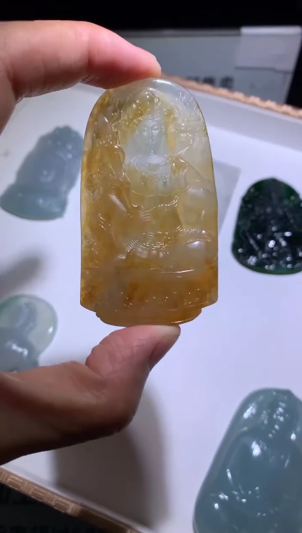 定制翡翠未镶嵌千****~-毛货-不退不换