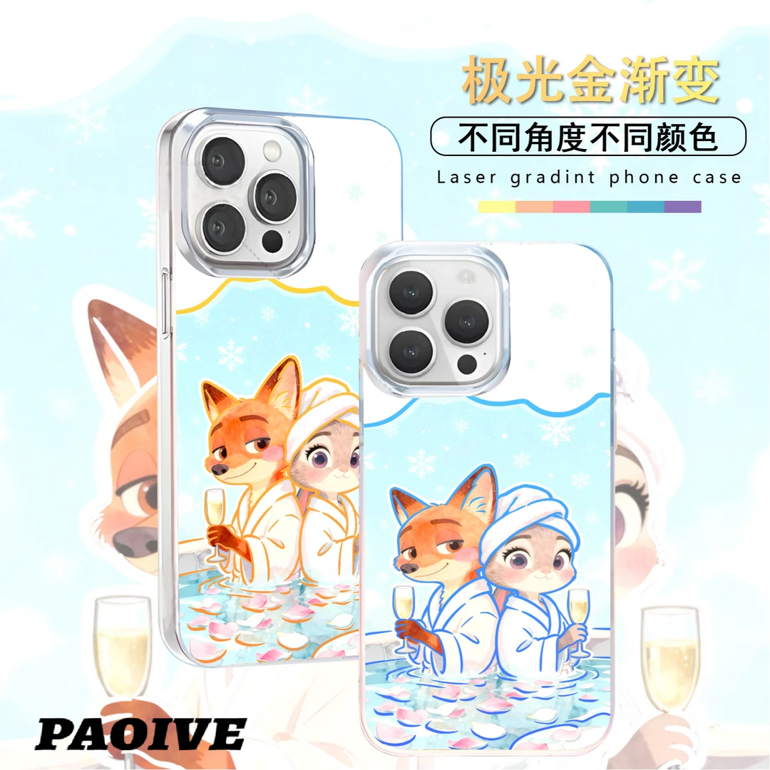 尼克朱迪适用苹果华为vivo一加iPhone小米极光金手机壳