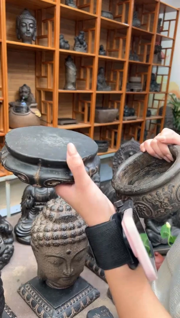 陶土【火山泥】金箍坛底座