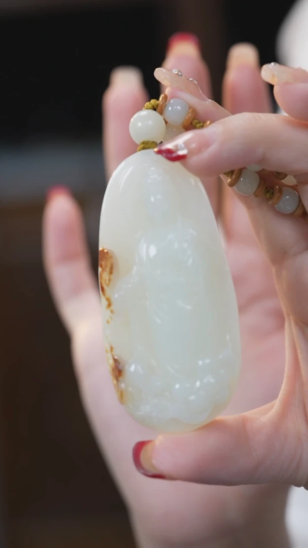 【闪购商品】和田玉吊坠未镶嵌大日如来