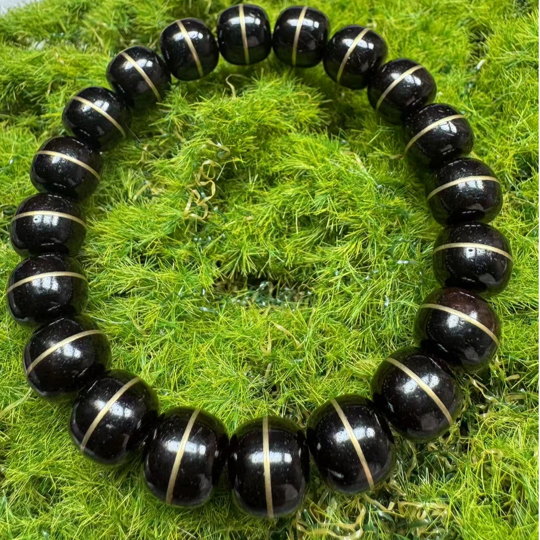 尺寸11mm左右椰蒂镶嵌腰带老型单圈一条《小鱼文玩》J083