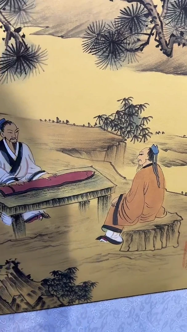 国画张巨富 仿古山水人物2