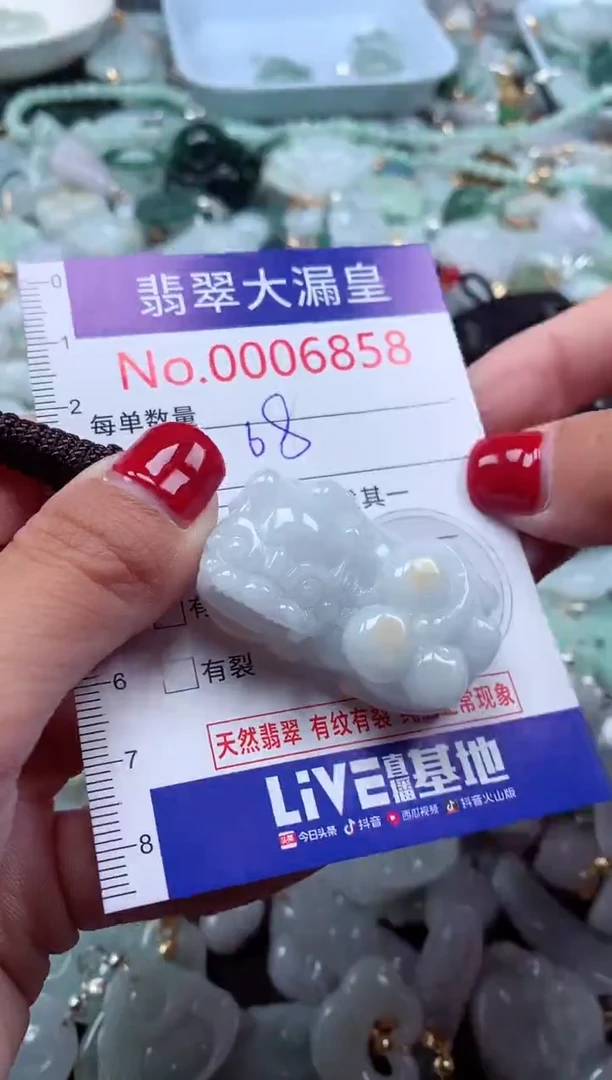 颈饰未镶嵌翡翠6858