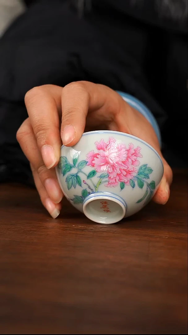 深耕一方手绘主人杯