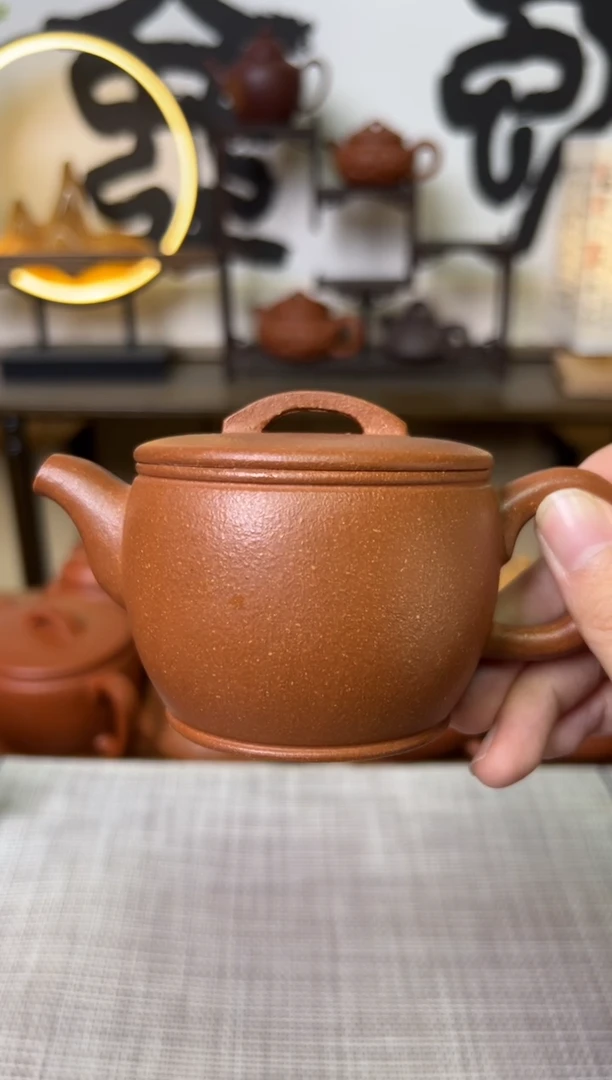 【闪购商品】段泥茶壶独壶黄降坡汉瓦壶150CC
