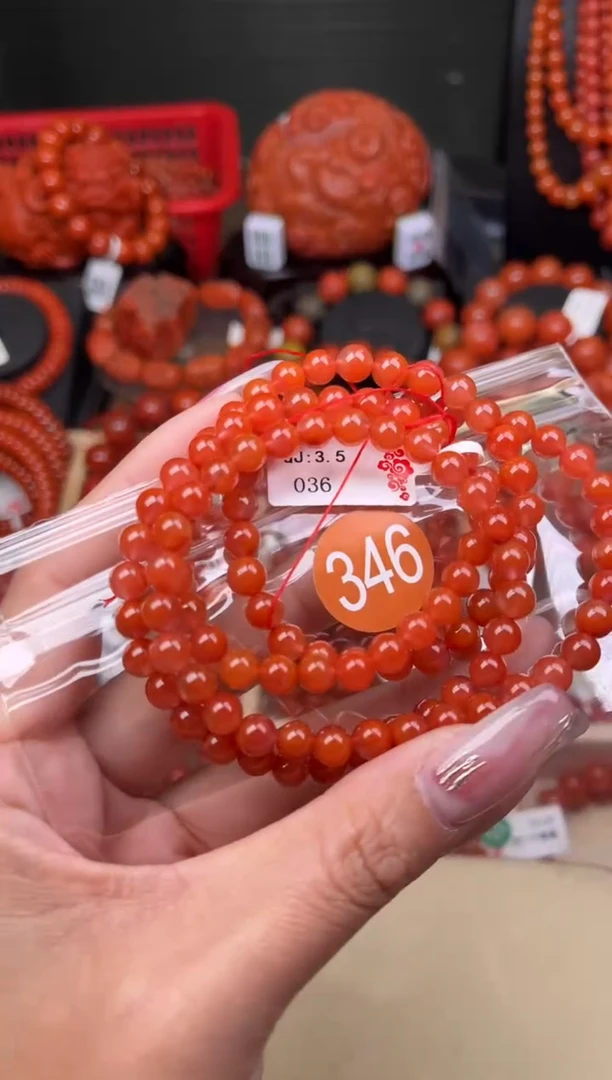 【闪购商品】南红玛瑙珠宝奇石未镶嵌346-6+