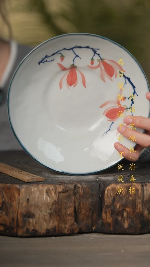 【闪购商品】瓷片景德镇高温釉下彩可微波烤箱洗碗机