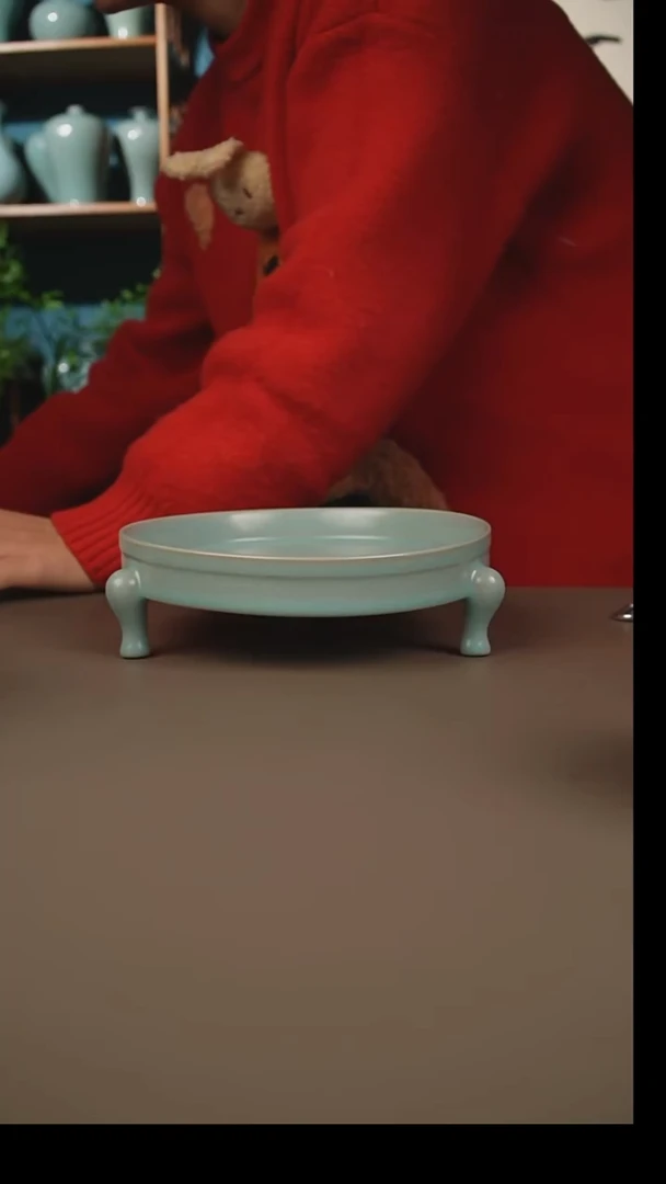 杯仿古三足洗大号微暇