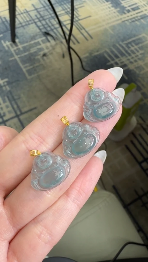 【闪购商品】翡翠颈饰18K金镶嵌00115178-多样性发货发一件