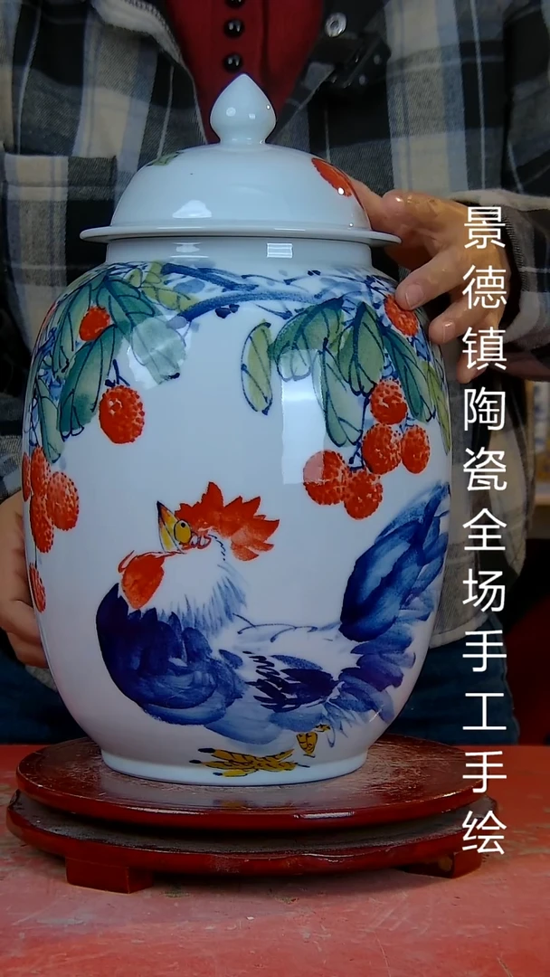 摆件景德镇陶瓷 全场手工手绘