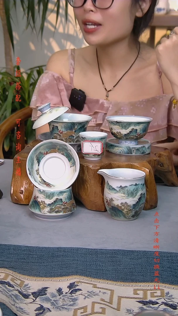 简装家用款7件套 白瓷陶瓷茶具