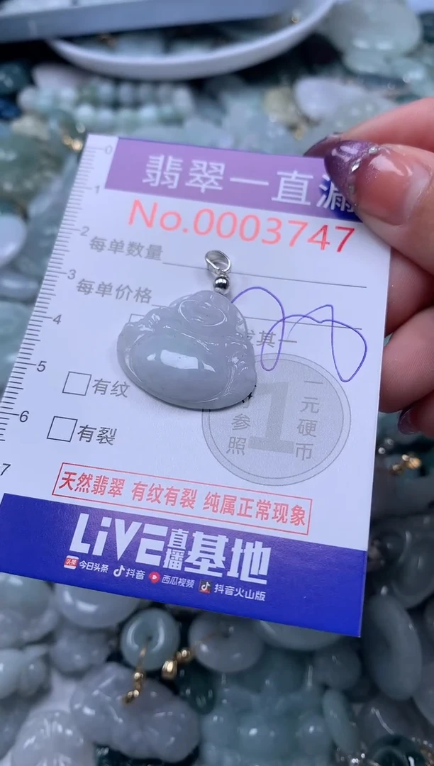 翡翠未镶嵌吊坠(不含链)3747