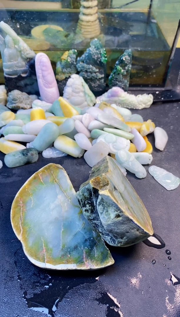 未镶嵌挂件翡翠宜****福天然翡翠065