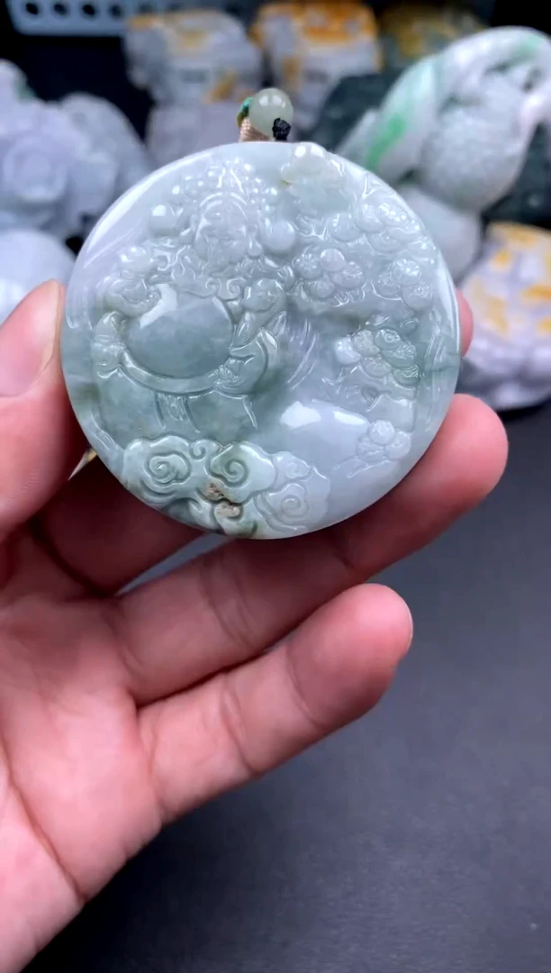 吊坠(不含链)未镶嵌翡翠1