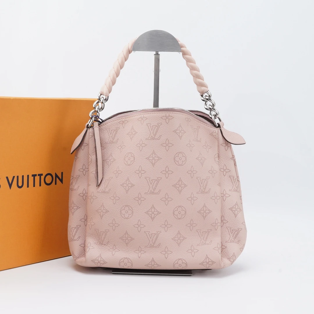 95新 LouisVuitton/路易威登  粉色手提斜挎包/BGK116850001