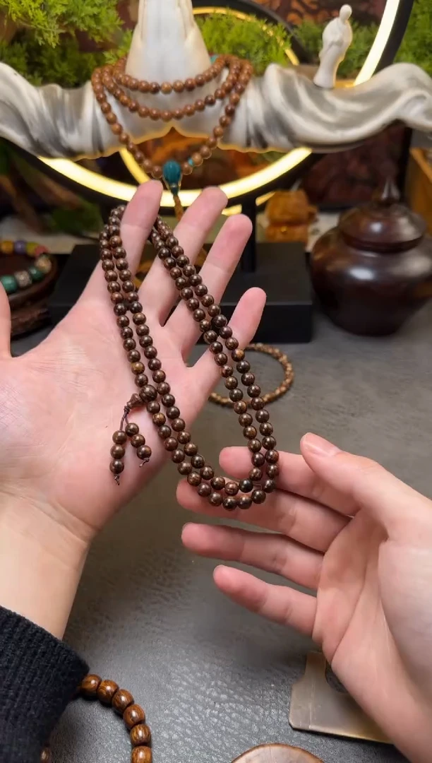 贡木手串/手链贡木0.6*108颗双圈