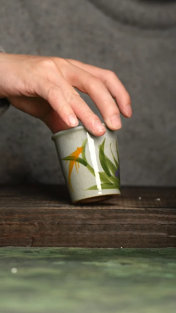 【闪购商品】杯青诗手工手绘瓷器