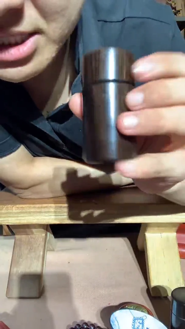 东非黑黄檀（紫光檀）收纳罐