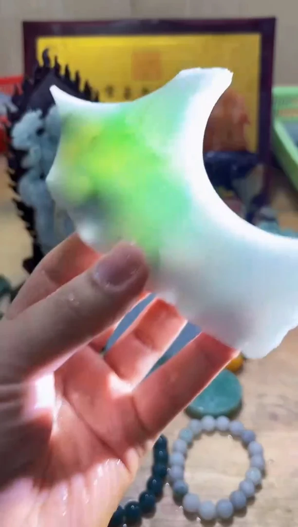 未镶嵌挂件翡翠A货常星6867