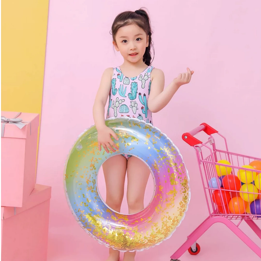 游泳圈成人加厚男女充气网红ins儿童3-4-6岁泳圈大人成年游泳装备