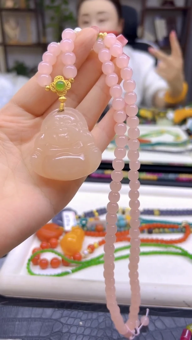 毛衣链未镶嵌和田玉DIY款M285